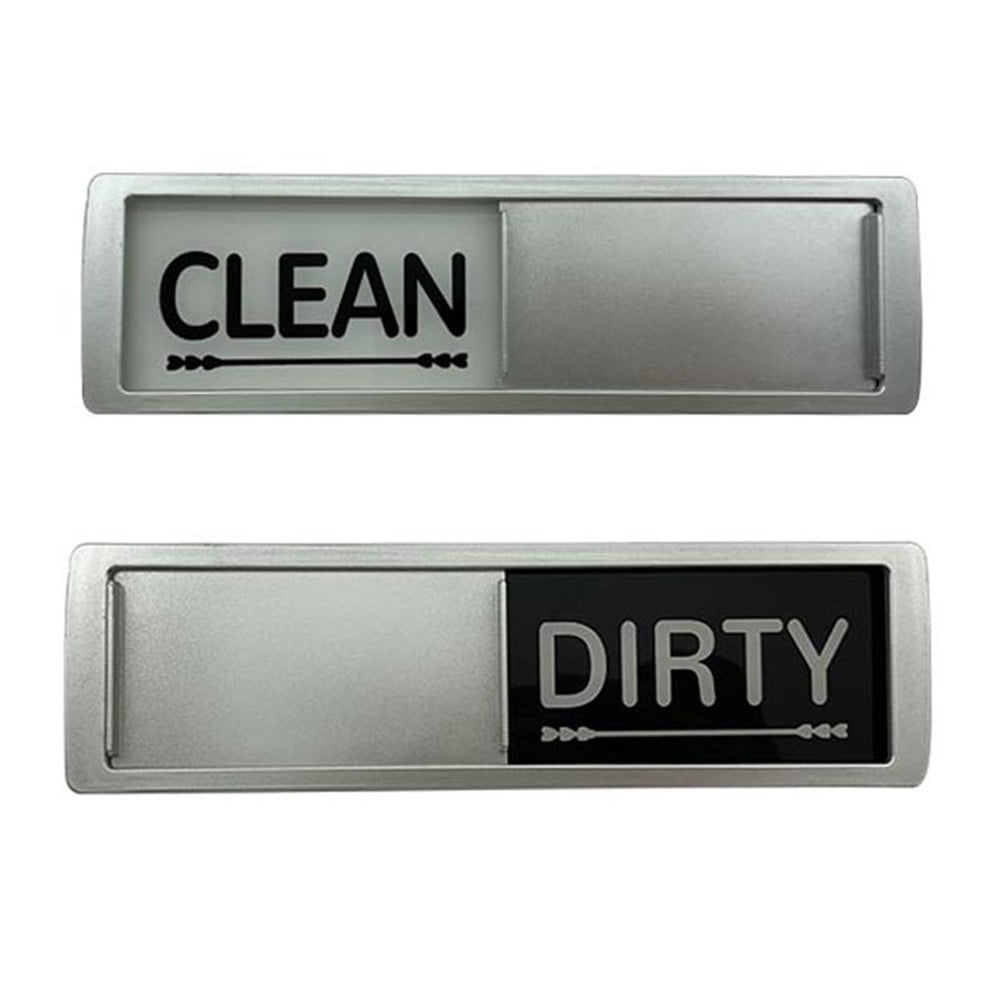 JINGT Clean Dirty Magnet Indicator Sign Non-Scratch Simple Kitchen -