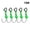 10#, variant on 5PCS Luminous Live Shrimp Hooks, Saltwater Fishing Hooks, High Carbon Steel Fishing Hooks, Carbon Steel Barbed Corrosion Resistant for Big Game Fish - Shape C