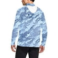 thumbnail image 4 of Cleaning Fishing T-Shirts for Men, Mens Hooded Sun Shirt with Mask Long Sleeve Tops UPF 50 Rash Guards Cooling Lightweight Hoodies Glacier Printed Blosues Workout Outdoor Hoodie, 4 of 6