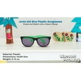 thumbnail image 4 of 10 Junie Kid Size Plastic Sunglasses Pack - Lenses UV Protection, Beach Glasses - Neon Green, 4 of 8