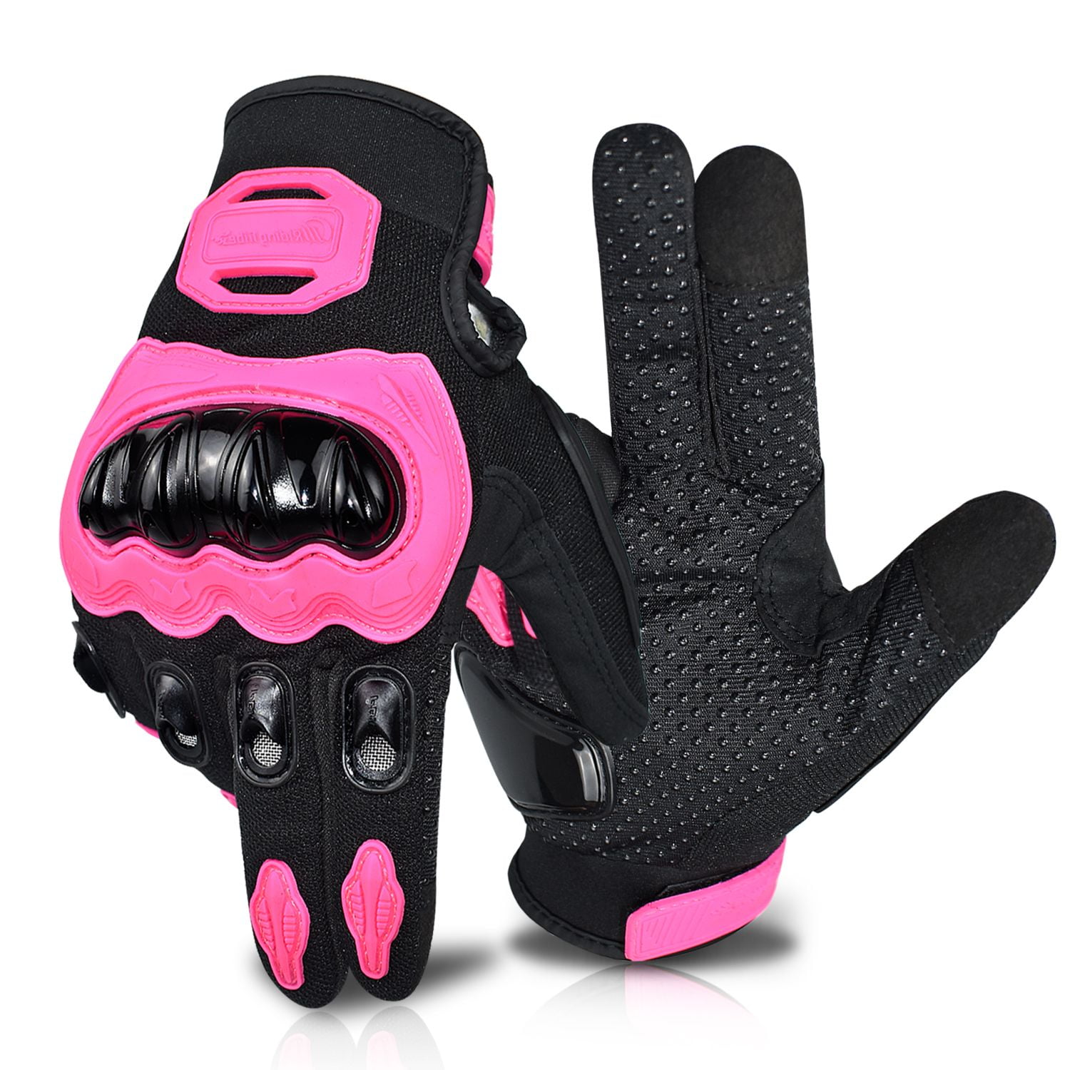 2× Summer Motorcycle Gloves Motorbike Motocross Motor Bike Full Fingered Protect 