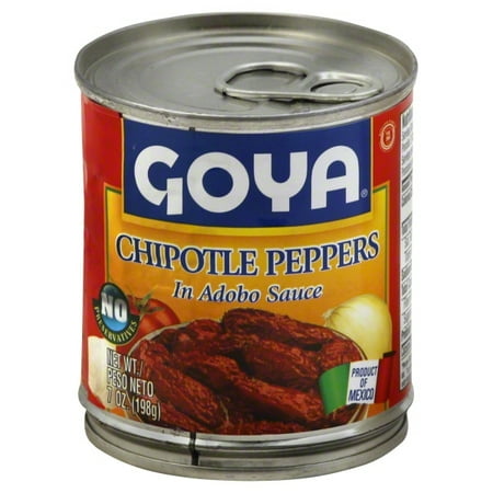 (6 Pack) Goya Chipolte Peppers In Adobo Sauce, 7.0