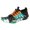 z1 Black, variant on Gyujnb Girls Print Water Shoes, Adjustable Strap Grip Sole Beach Swim Shoes for Outdoor Activities (Little Girls,Big Girls),27