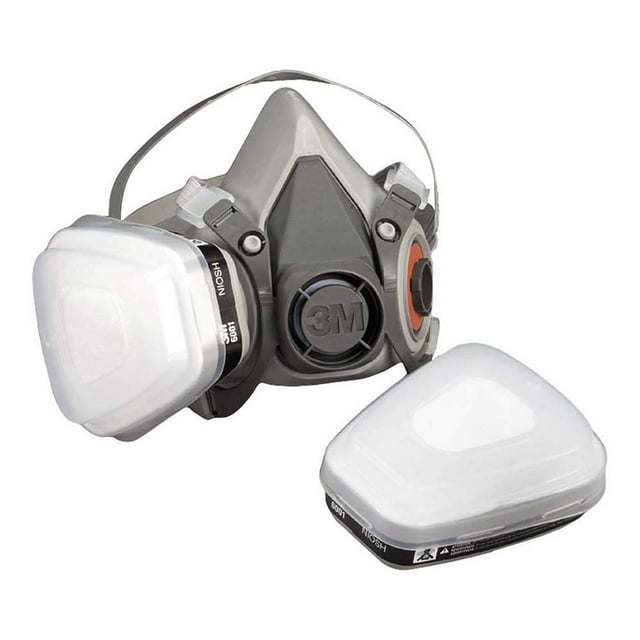 Respirador 3M MMM6100-3M Media Face Piece serie 6000