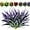 Light Purple, variant on 4/12 Pcs Artificial Shrubs Bushes Plants Fake Grass Bushes Plastic Greenery for Planters Patio Front Door Porch Home Garden Decorations