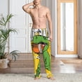 thumbnail image 2 of Sikiie T-Rex Playing Football Pajama Pants Men, PJ Bottoms, Sleep & Lounge Pants-X-Large, 2 of 6