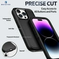 thumbnail image 5 of 3 IN1 For iPhone 16E 16 14 13 12 11 15 Pro MAX MINI 14 15 16 Plus SE2 SE3 Heavy Duty Shockproof Armor +Belt CliP Phone Case, 5 of 16