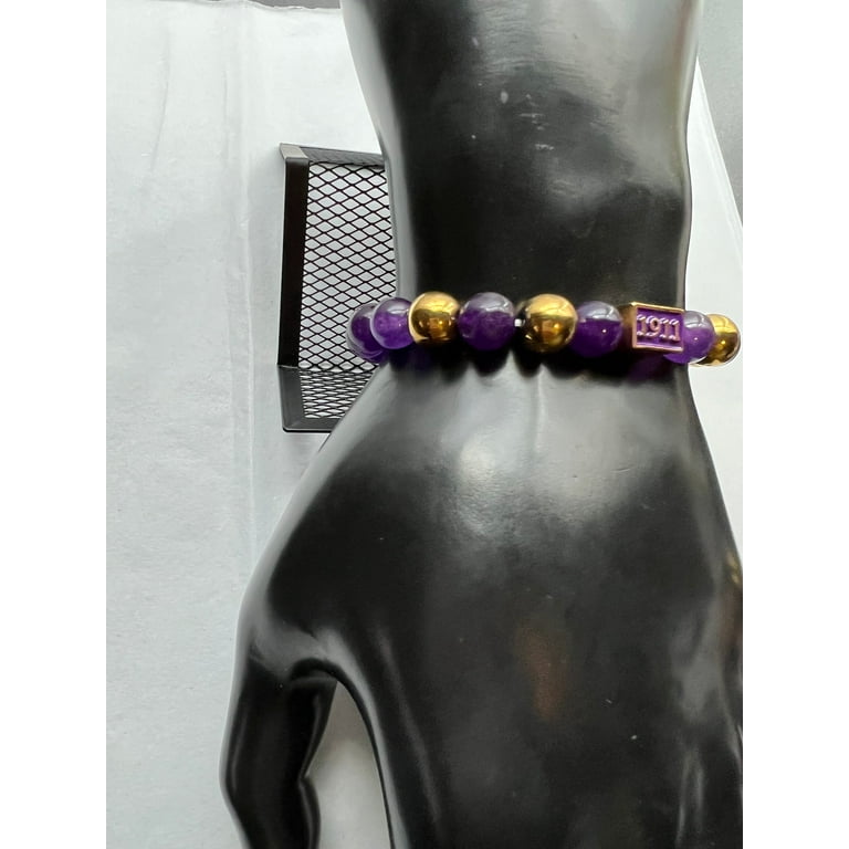 Omega psi phi 2025 beaded bracelet