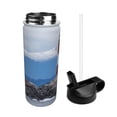 thumbnail image 2 of Haiem Lighthouse On The Waters Printed 18oz Sports Insulated Kettle With Straw Sports Insulated Kettle For Running Hiking Cycling Climbing Mans Womans Insulated Water Bottle, 2 of 8