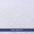 thumbnail image 6 of Haperlare 72"W x 84"L Extra Long Shower Curtain with Snap-in Fabric Liner Set Heavy Weigh Water Resistant, White, 6 of 7