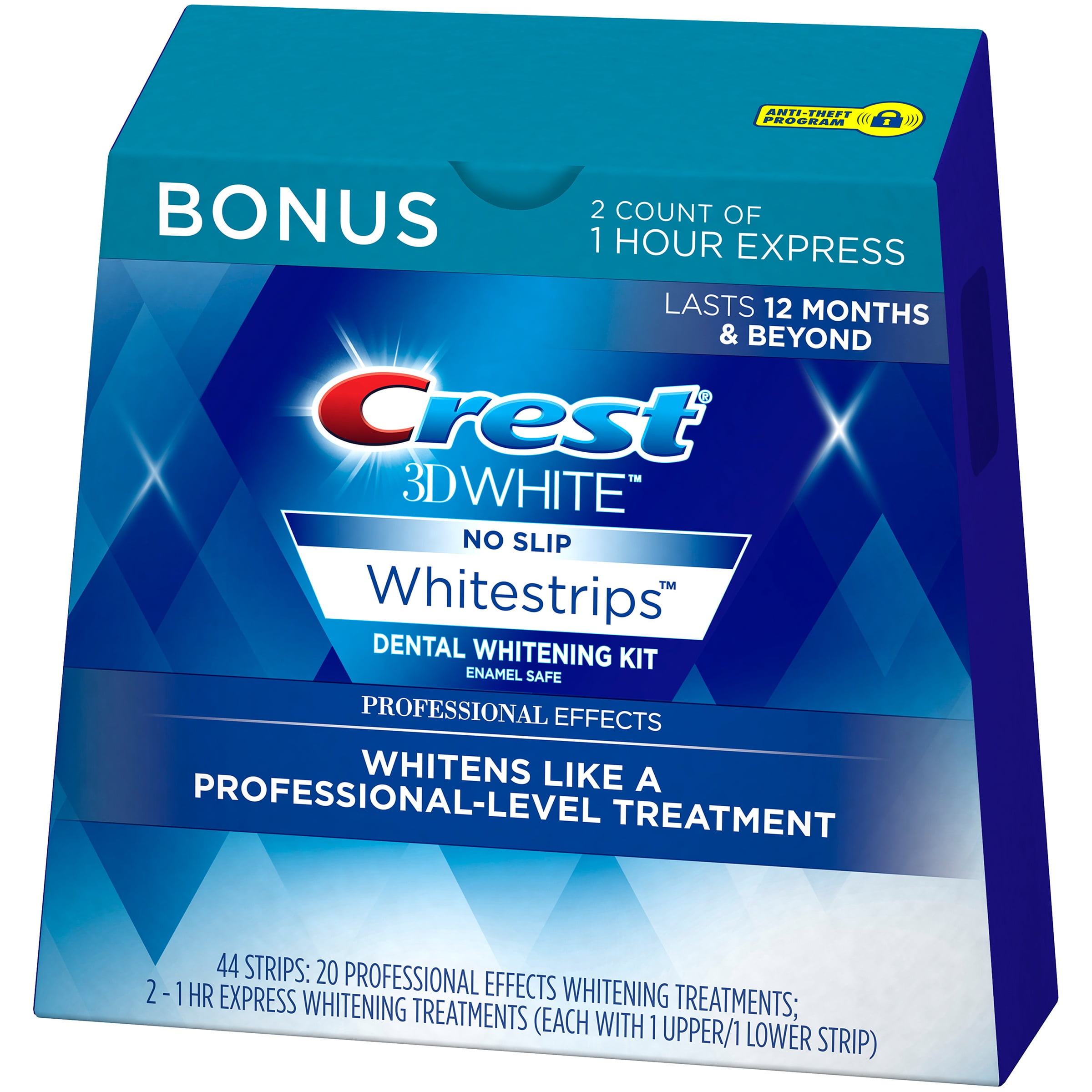 Crest 3D White Professional Effects Whitestrips Teeth Whitening Strips Kit  (Pack of 4)