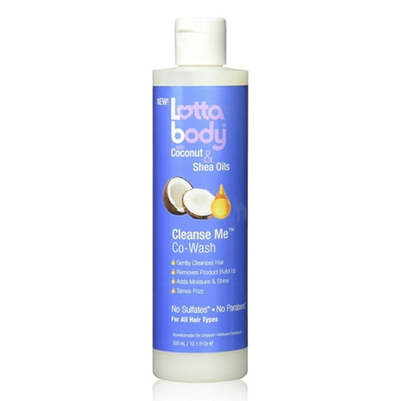 Lotta Body Cleanse Me Hair Co-Wash with Coconut And Shea Oil, 10.1 (Best Coconut Oil For Hair)