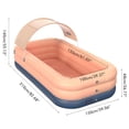 thumbnail image 2 of Con Refugio Solar, Piscina Inflable De Pvc Para Jardín, Patio Trasero, Fiesta Acuática De Verano Al Aire Libre Methold HA044066-02, 2 of 6