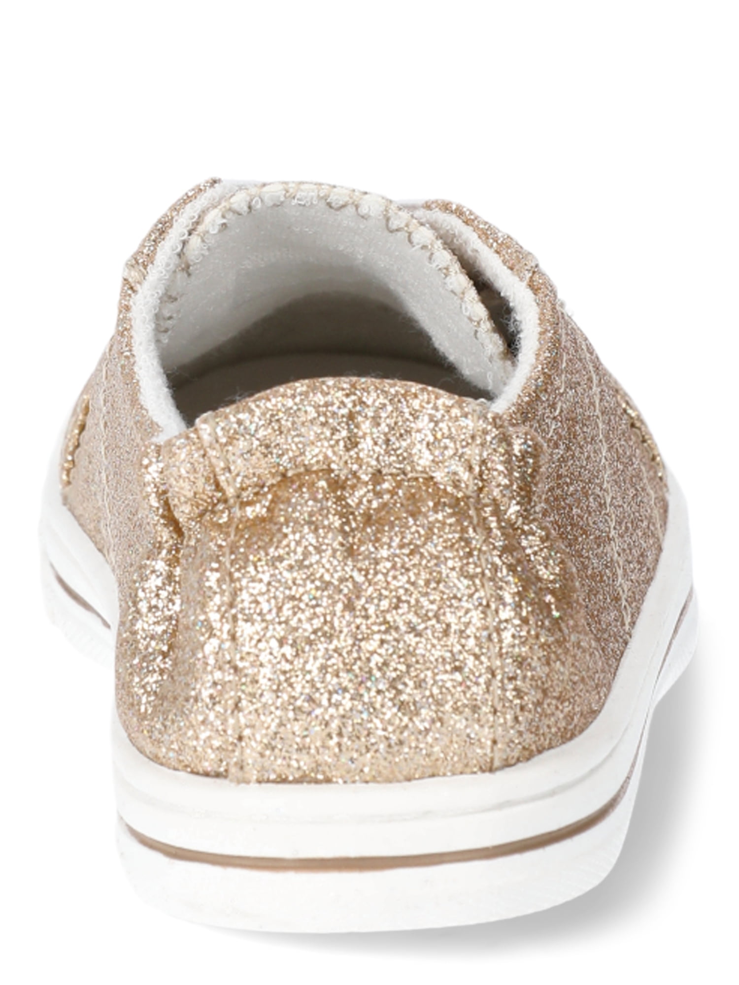 Wonder Nation Little Girl & Big Girl Canvas Bump Toe Sneakers