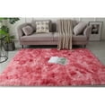 thumbnail image 2 of 47x63"/63x79"/71x79"/79x98" Super Soft Fluffy Floor Rug Washable Shag Rug Shaggy Area Rug Bedroom Dining Room Anti-skid Carpet Yoga Mat Child Play Mat, 2 of 6