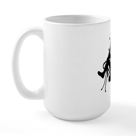 

CafePress - Cyclist Crash Large Mug - 15 oz Ceramic Large Mug