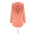 Pink Jacket for Women Down Winter Coats Cold Weather Overcoat Heavy