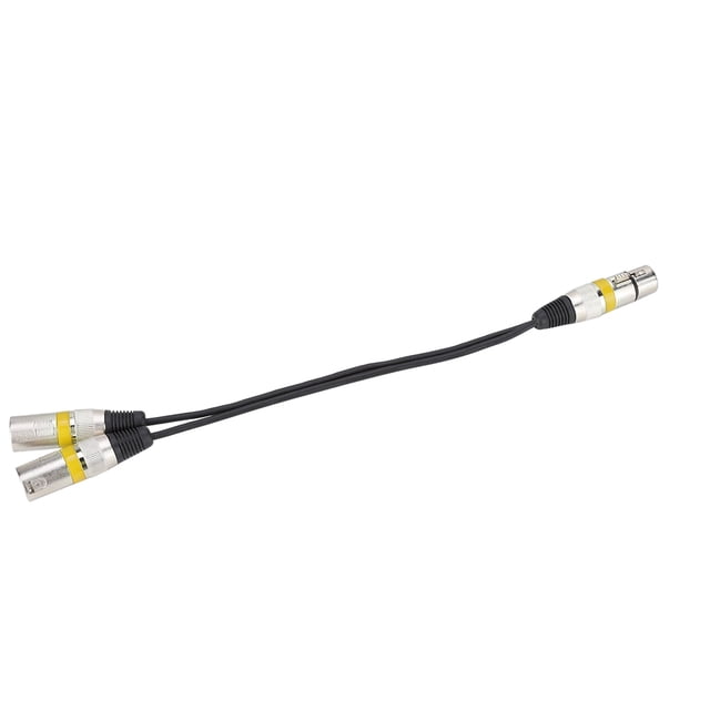 XLR Splitter Cable, XLR Adapter Quality And Durability For Most People For Mixers Microphones Speakers, Amplifiers, Stage Lights Control