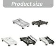 Adjustable Mobile CPU Stand with 4 Casters Wheel Floor Standing Host ...