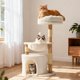 thumbnail image 1 of Árbol para Gatos Veehoo Moderno de Madera Maciza con Rascadores y Hamaca, 1 of 7
