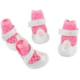 thumbnail image 2 of Oubit Puppy Paw Protector,4pcs Dog Booties Summer Dog Shoes Dog Booties Convenient Use, 2 of 9