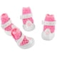 thumbnail image 2 of 4 botas de malla transpirables para paseos al aire libre, ligeras y antideslizantes, protectores de patas de perro de verano de color rosa, 2 of 8