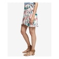 thumbnail image 3 of SANCTUARY Womens Ivory Ruffled Floral Above The Knee Wrap Skirt S, 3 of 5