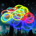 thumbnail image 3 of Glow Stick Fluorescent Plastic 15PCS Glow in the Dark Light up Stick Party Favor, 3 of 10