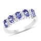 thumbnail image 1 of 1.51 Carat Genuine Tanzanite and White Topaz .925 Sterling Silver Ring QJ Model, 1 of 3