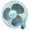 White, variant on Comfort Zone 16" 3-Speed Oscillating Wall Mount Fan with Remote Control, Timer and Adjustable Tilt, White