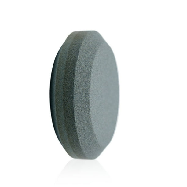 Matsuzay Afilador de piedra de forma redonda, piedra de afilar práctica, diseño antideslizante, herramientas de afilado para carpintería, suministros Cocina y Comedor gran jade Matsuzay HA060983-06B