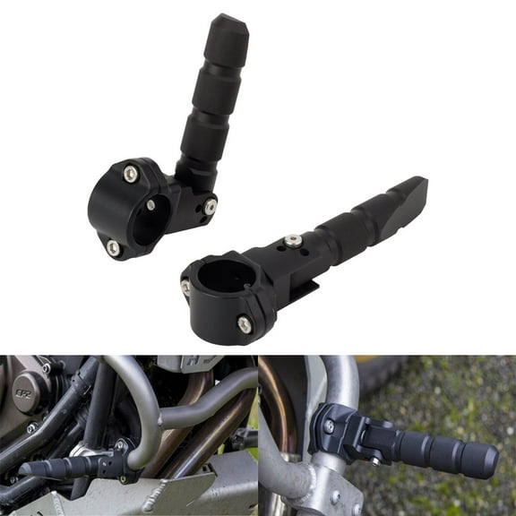 For Harley SOFTAIL FLSTCI FLSTC FLSTS FLSTN FLSTNi FLSTSC ALL Year Universal Motorcycle 360 Rotatable Highway Crash Bar Foot Pegs