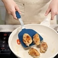 thumbnail image 3 of To encounter 2 Pieces Silicone Spatula set, BPA Free Turner Spatulas, Heat Resistant Silicone Cooking Flipper for Eggs, Fish, Pancakes, Navy Blue, 3 of 7