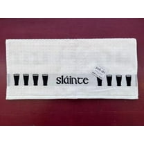 Samuel Lamont Polidri Tea Towel - White/Black Stout Jacquard