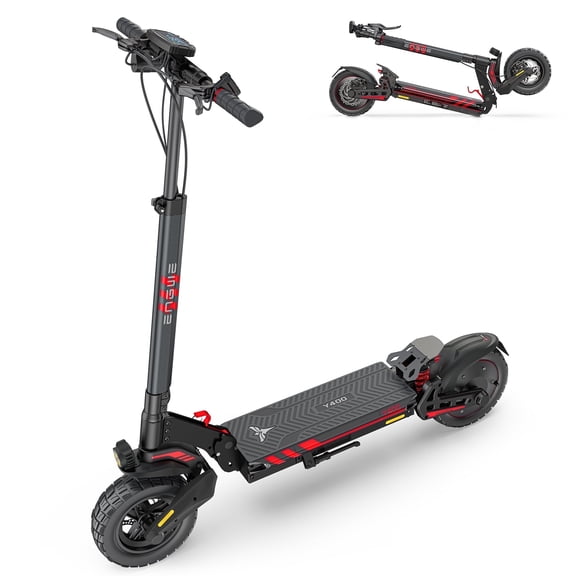 Engwe Electric Scooter Y400 Folding Adult 25 MPH 31 Miles Range 10 Inch All-Terrain 1-Pack