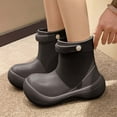 thumbnail image 2 of MuXiKeJi Clothes Girls Outdoor Rain Boots For Teenagers Comfortable Lightweight Ankle Casual Shoes All Seasons Wear, 2 of 4