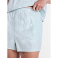 thumbnail image 5 of Joyspun Women's Woven Poplin Sleep Shorts, 3'' Inseam, Sizes XS-3X, 5 of 6