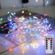 thumbnail image 1 of Guirnalda de luces navideñas con forma de petardo, de alambre de cobre, con enchufe, para árbol de Navidad (coloridas, 3 m, 100 luces), 1 of 6