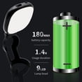 thumbnail image 4 of LED Video Light, Adjustable Color Temperatures Portable 180mAh Rechargeable Vlog Light  for  Pocket 3, 4 of 7