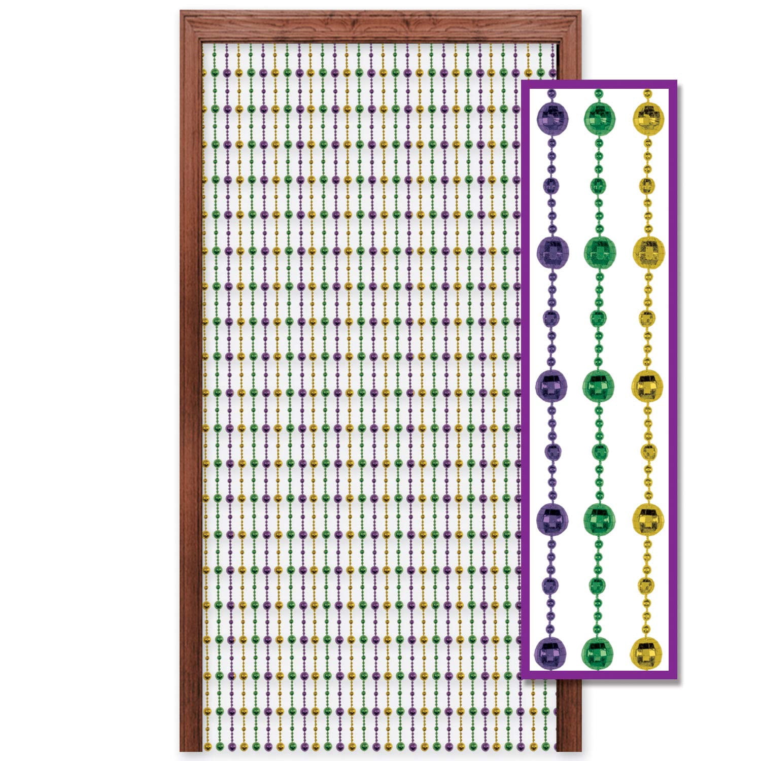 Besitle Disco Ball Bead Curtain