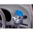 thumbnail image 4 of Mini Portable Car Ashtray Blue LED Light for Dashboard Cigar Cigarette(sliver), 4 of 4