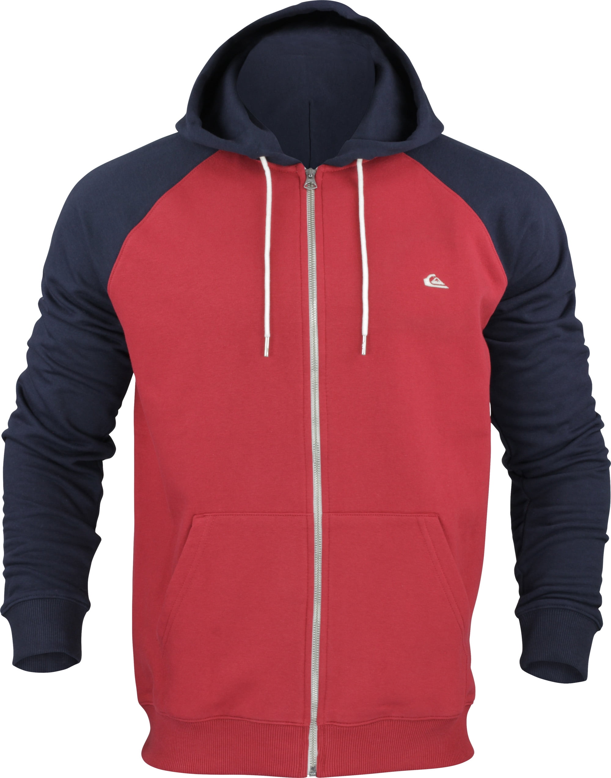 Quiksilver Mens Everyday Zip Hoodie Red/Navy