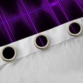thumbnail image 4 of Homewish Purple Neon Stripes Blackout Curtains,Abstract Geometric Curtains Pack of 2 (42x84 Each), 4 of 6