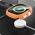 thumbnail image 3 of 2 Pack Case with Tempered Glass Screen Protector for Apple Watch SE(2023) Series 6/5/4/SE 40mm JZK Slim Guard Bumper Full Coverage Hard PC Protective Cover HD Ultra-Thin Cover for iWatch, 3 of 7