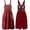 Burgundy Red, variant on Fiykzur Cotton Linen Apron Cross Back Work Apron for Women with Pockets Pinafore Dress X Cross Halter Apron for Chef Gardening
