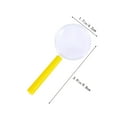 thumbnail image 3 of CIMAXIC 4pcs Children Magnifier Toys Kindergarden Magnifying Glass Plastic Mini Magnifying Glass Set for Kids(Colors Delivery in Random),3.86"X1.57"X0.39", 3 of 4