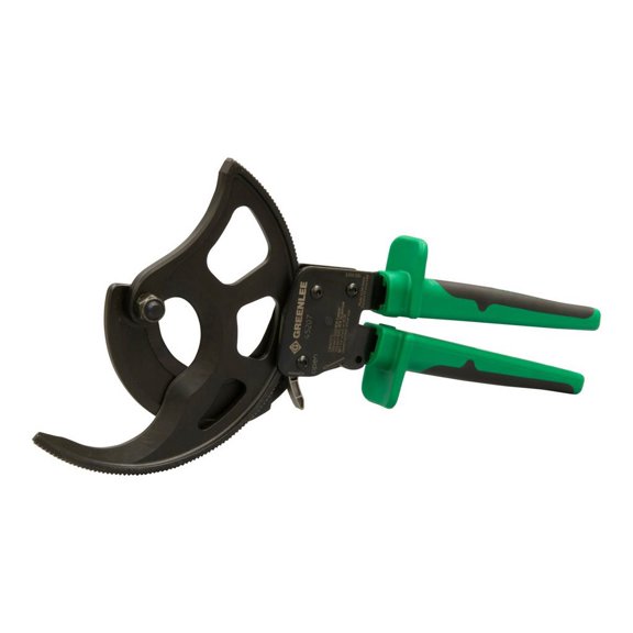 Greenlee / Textron - 45207 - Ratchet Cable Cutter, 11 Overall Length, Center Cut Cutting Action, Primary Application:
