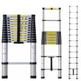 thumbnail image 1 of Soges Aluminum Telescoping Ladder, Extendable Telescoping Ladder, 20.5 ft Collapsible Ladder, Sliver, 330lb Capacity, 1 of 7