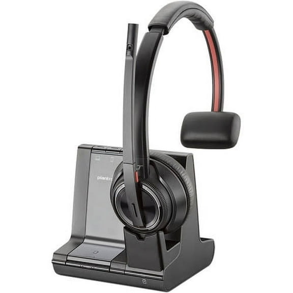 Plantronics Savi 8210M Wireless DECT Headset System, Black