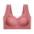thumbnail image 5 of Sakmal Smoothing Women Bras Pink Jelly Lace Bralette Extra Lift T-Shirt Bras for Women L, 5 of 8